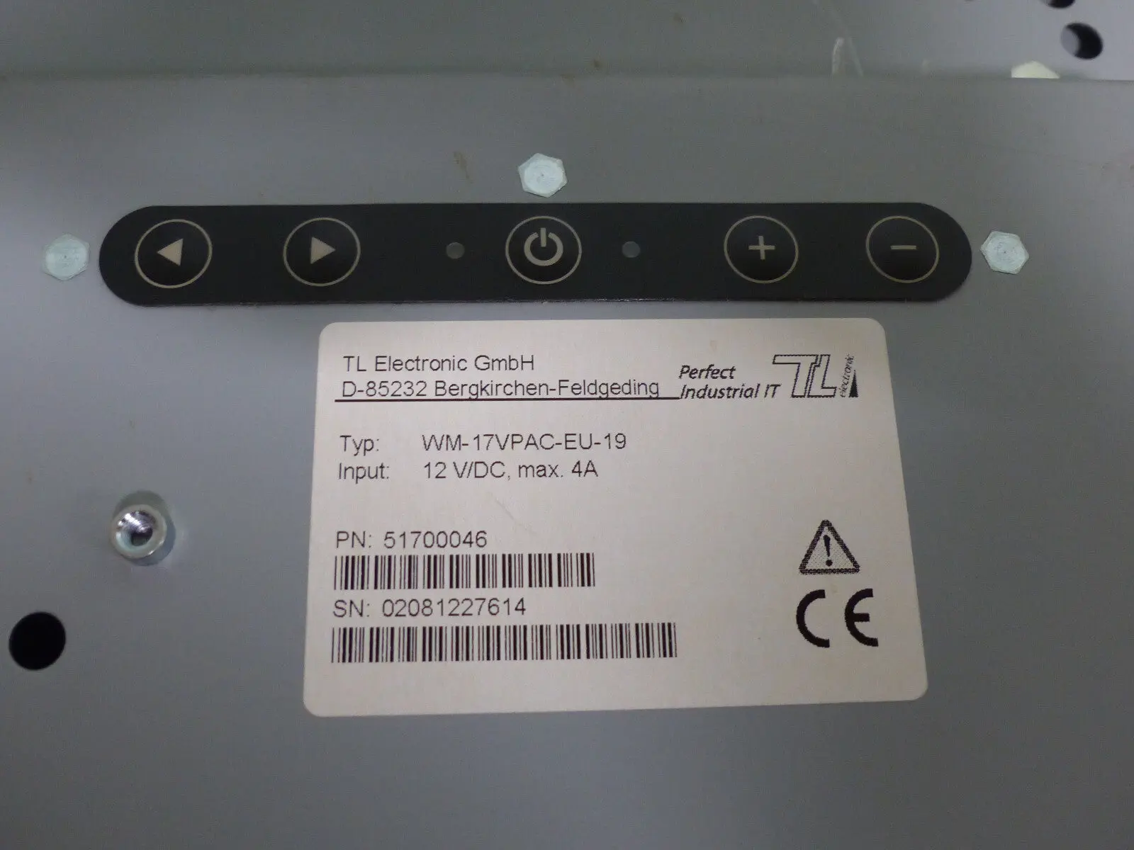 TL Electronic WM-17PAC-EU-19 LCD Industriemonitor