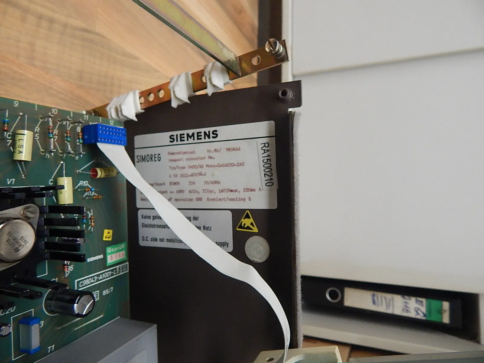 Produktfoto 1 von Siemens Simoreg Kompaktgerät 6RA2621-6DV30-0 //D400/40 Mreq-GcG6V30-2A3 Used