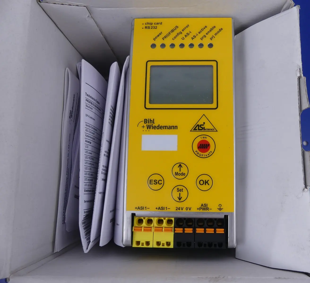 Produktfoto 1 von Bihl + Wiedemann AS-i 3.0 Gateway RS232 chip card