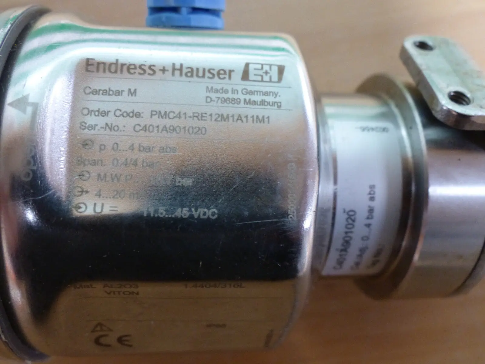 Produktfoto 1 von Endress & Hauser Cerabar M PMC41-RE12M1A11M1 PRESSURE TRANSMITTER  used s.Bilder