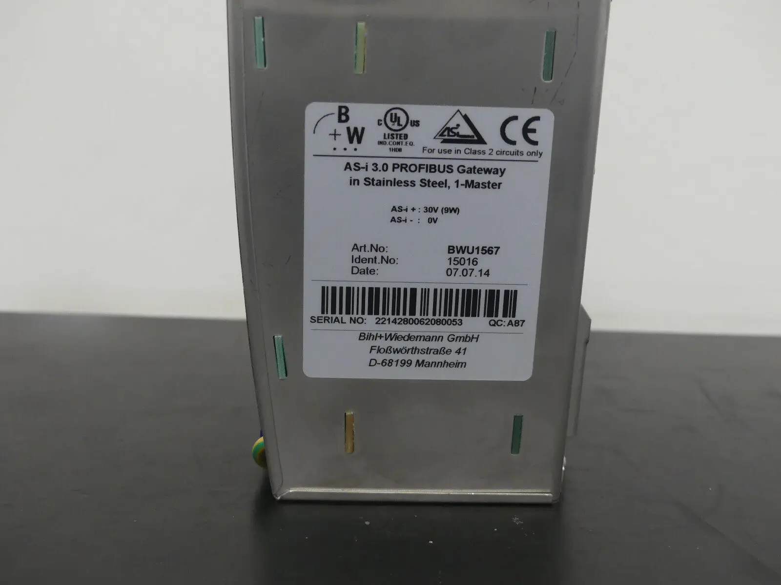 Produktfoto 1 von Bihl+Wiedemann BWU1567 AS-i 3.0 PROFIBUS s.Bilder