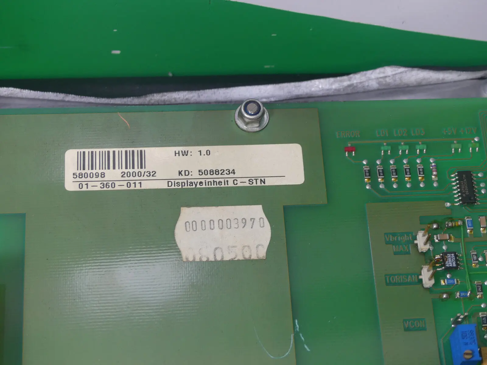 Produktfoto 1 von Krauss Maffei MT500 Display  01-360-011 C-STN HW: 1.0 5005000/Ä0 s.Bilder
