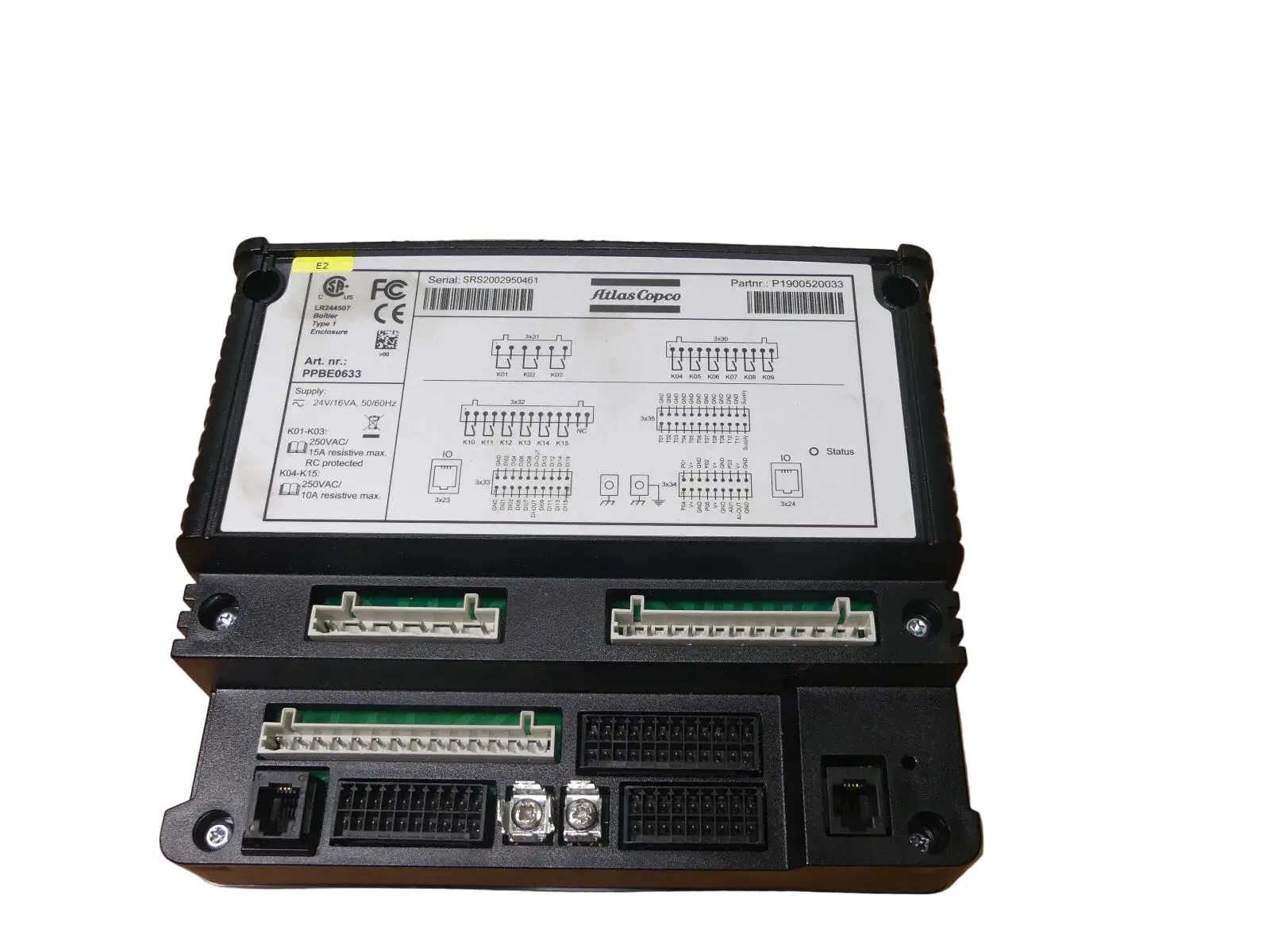 Produktfoto 1 von Atlas Copco Elektronikon PLC CPU Module PPBE0633  for Screw Compressor