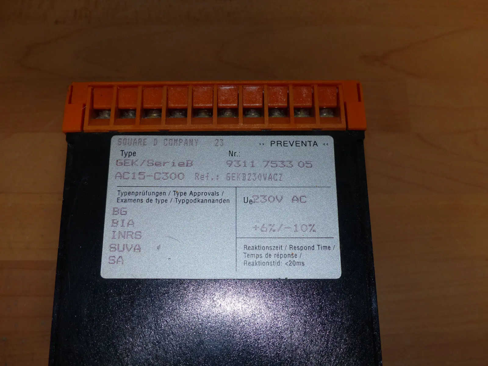 Produktfoto 1 von Preventa GEK / SeriesB GEK/SerieB GEKB230VACZ used s.Bilder