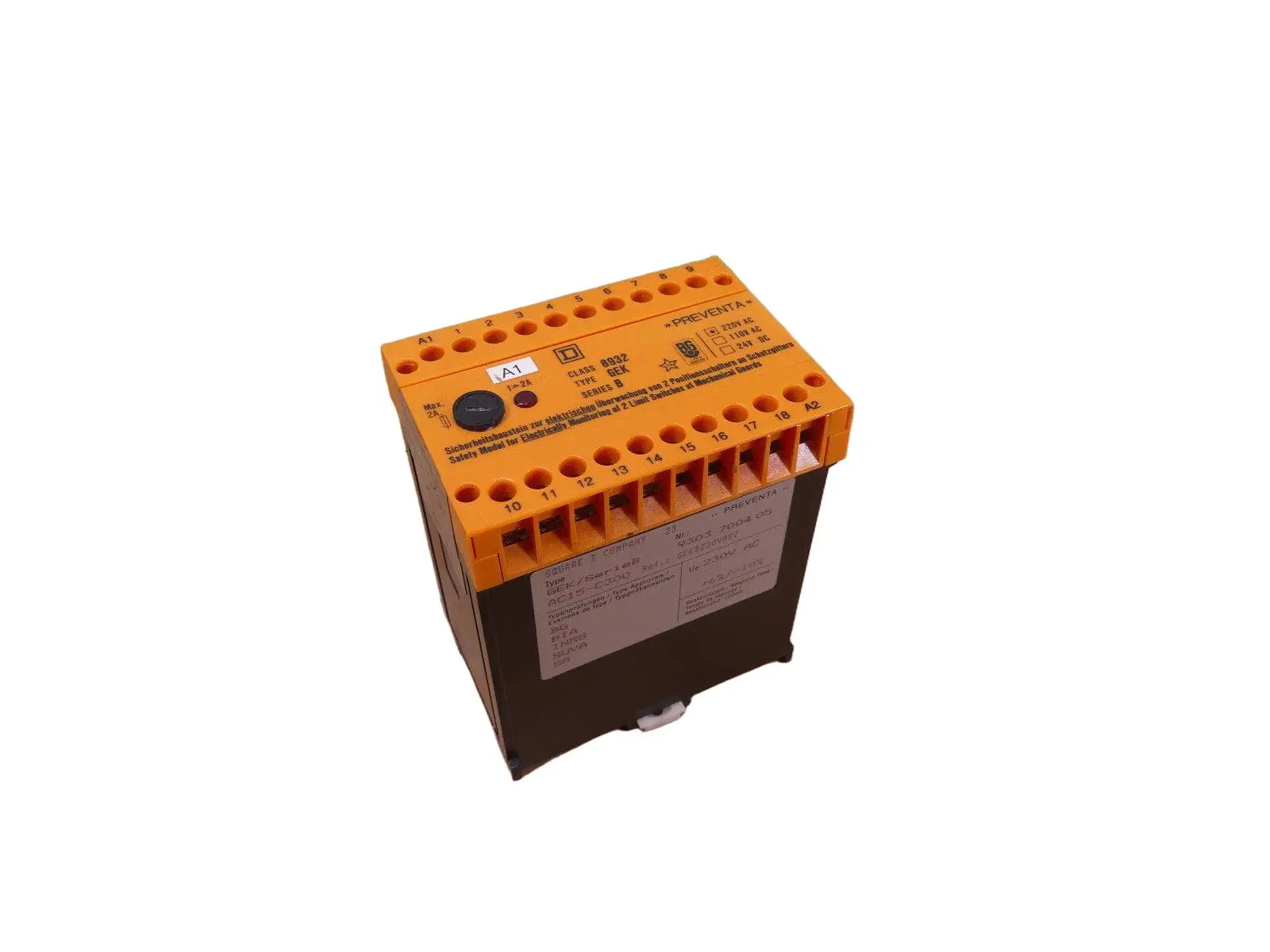Produktfoto 1 von Square D Telemecanique Preventa 24V GEK /Serie B AC15-C300