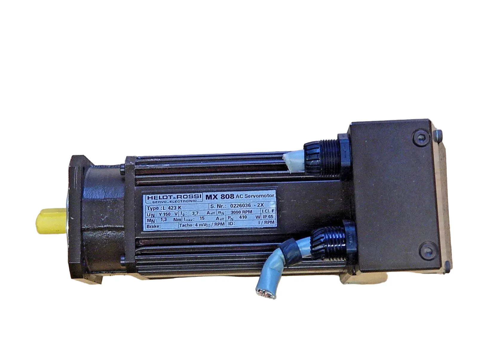 Produktfoto 1 von HELDT&ROSSI  MX 808 AC Servo Motor L 423 K  3000 U/min Used