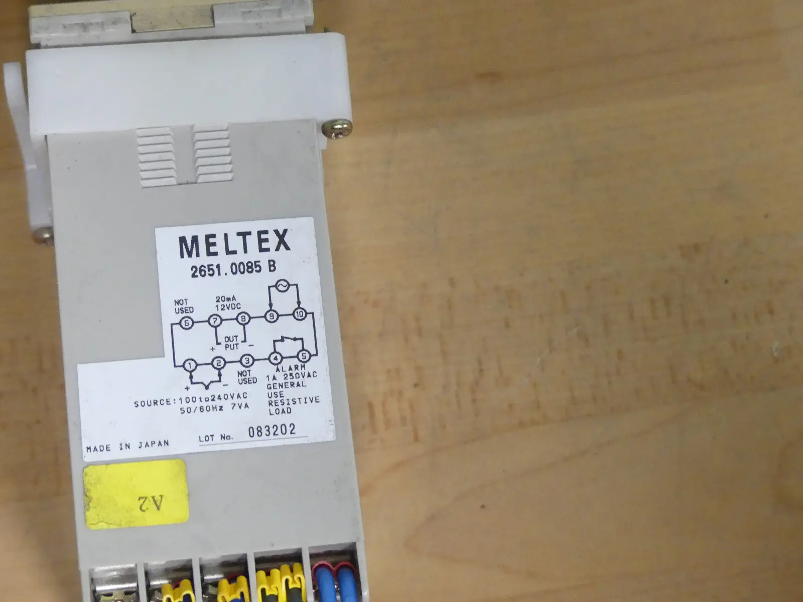 Meltex Temperaturregler 2651.0085 B