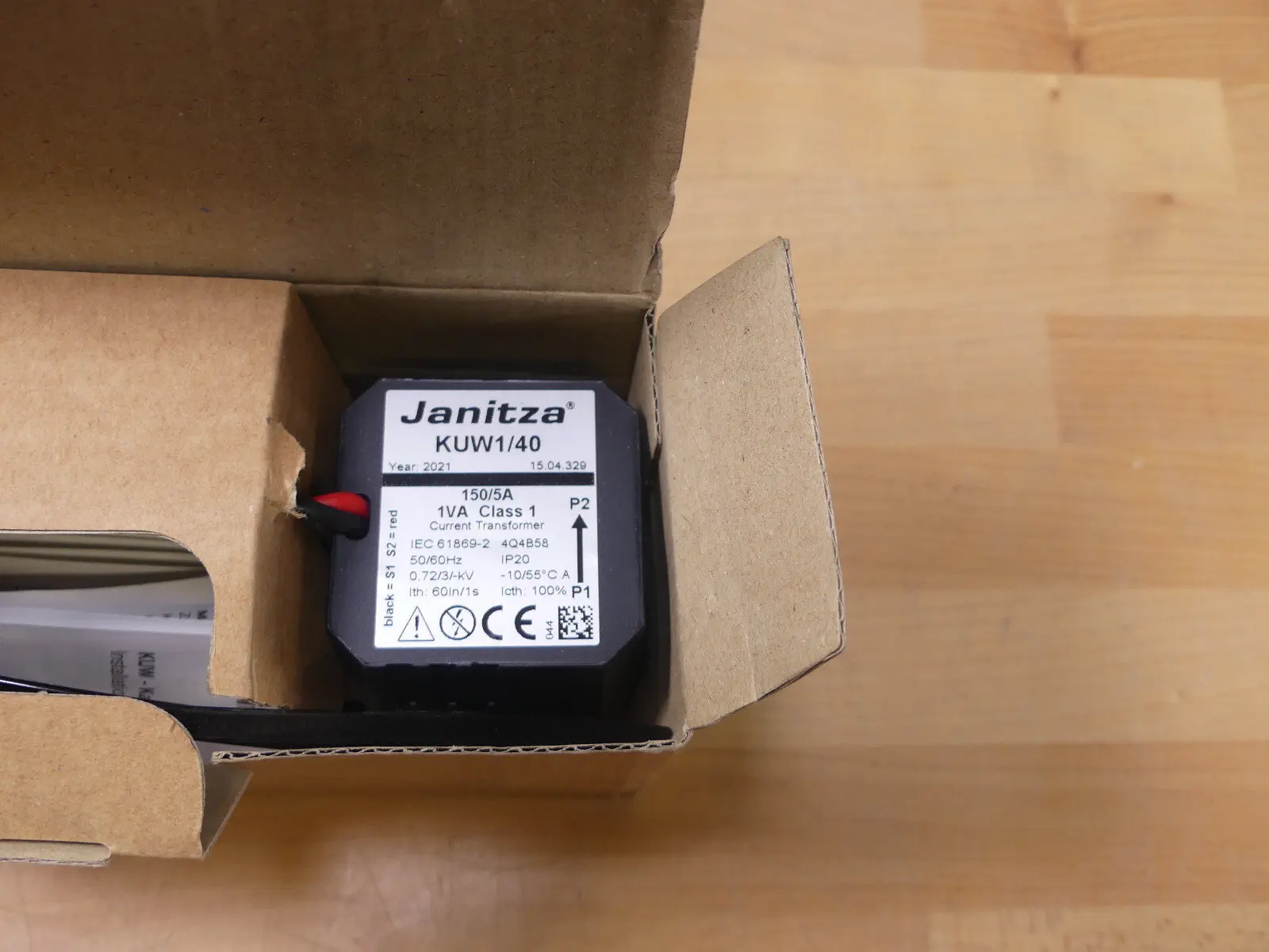 Produktfoto 1 von Janitza KUW1/40 150/5A 1VA CI.1