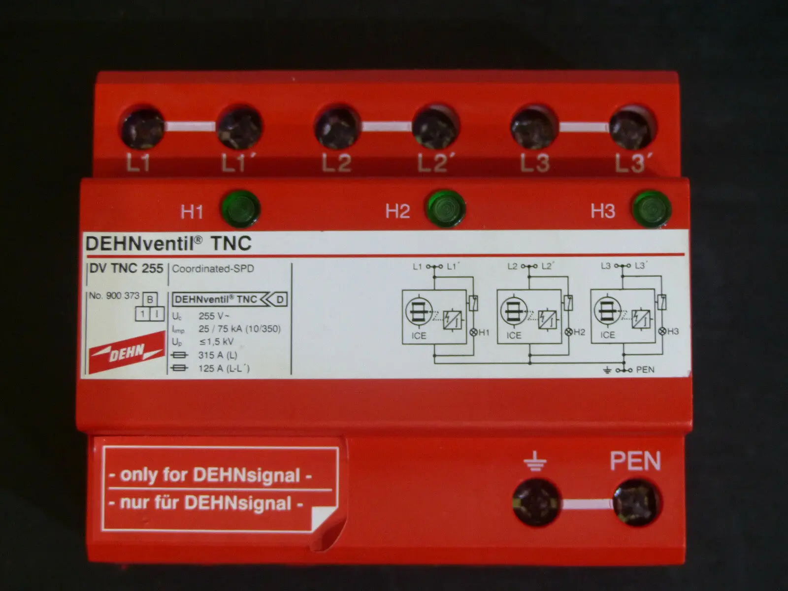 Produktfoto 1 von Dehn Ventil TNC 255