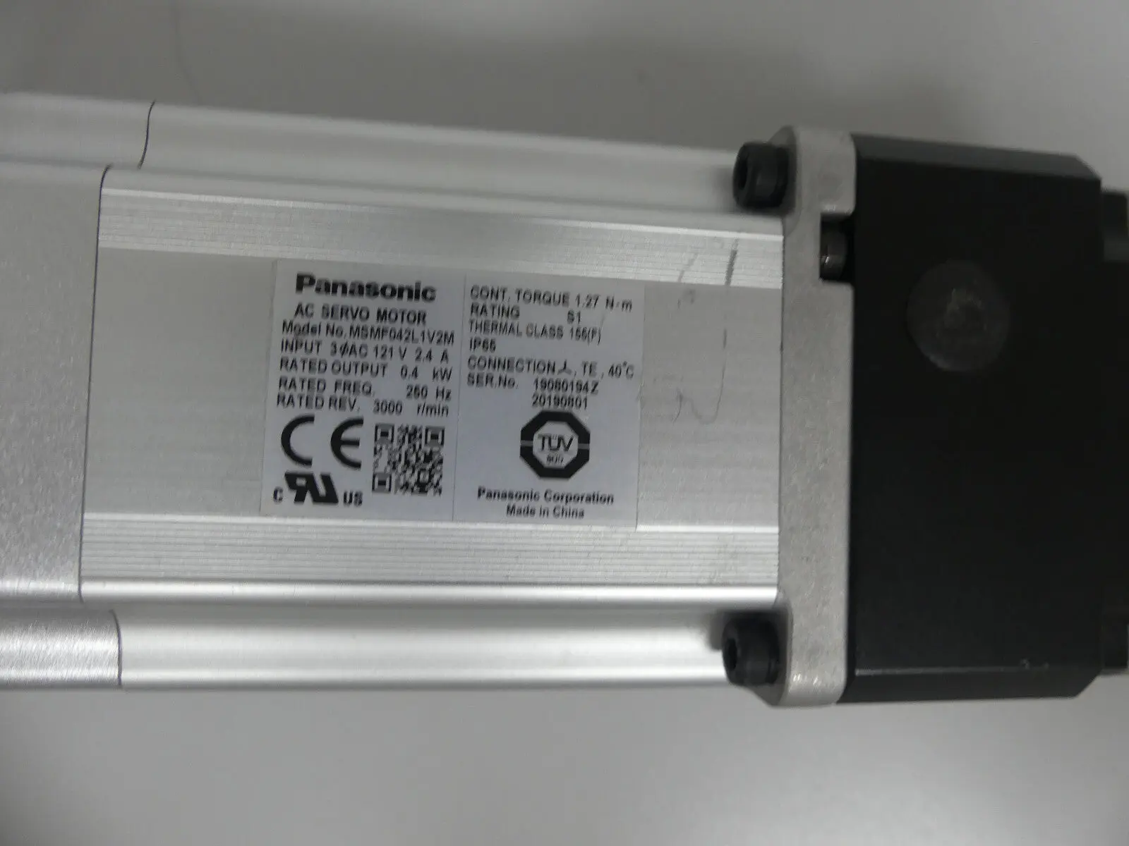 Produktfoto 1 von Panasonic AC Servo Motor MSMF042L1V2M + Getriebe PX60-L1-10-P2