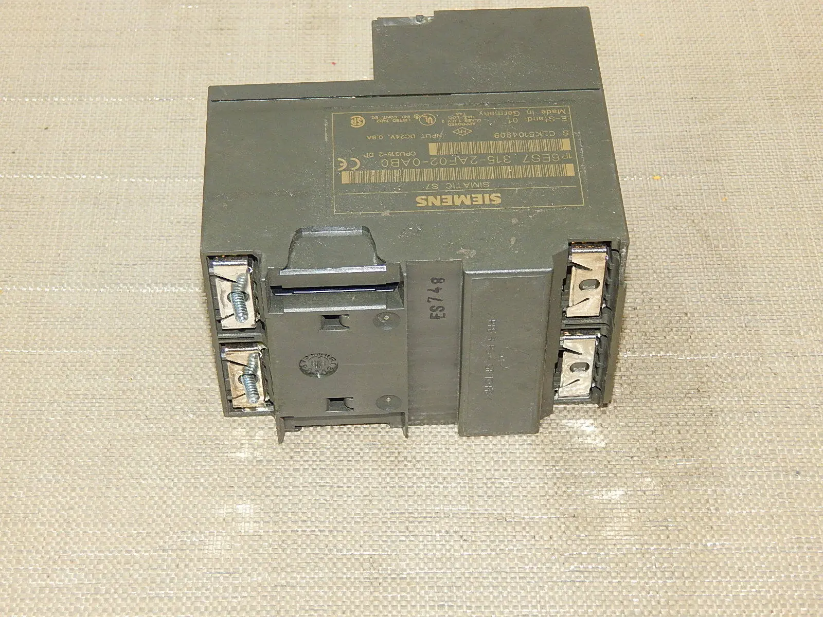 Produktfoto 1 von SIEMENS SIMATIC S7 /  6ES7 315-2AF02-0AB0 Ecke gebrochen s.Bilder