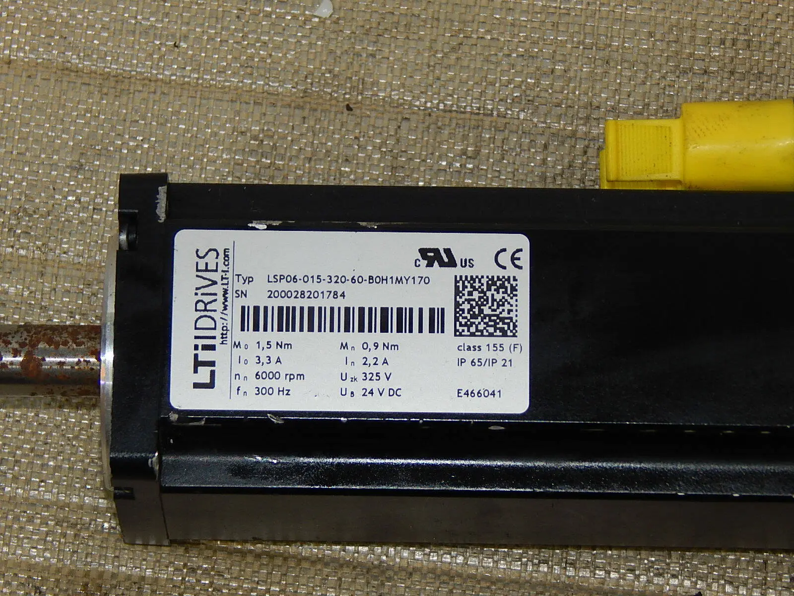 Produktfoto 1 von LTI DRiVES LSP06-015-320-60-B0H1MY170 Servomotor Used