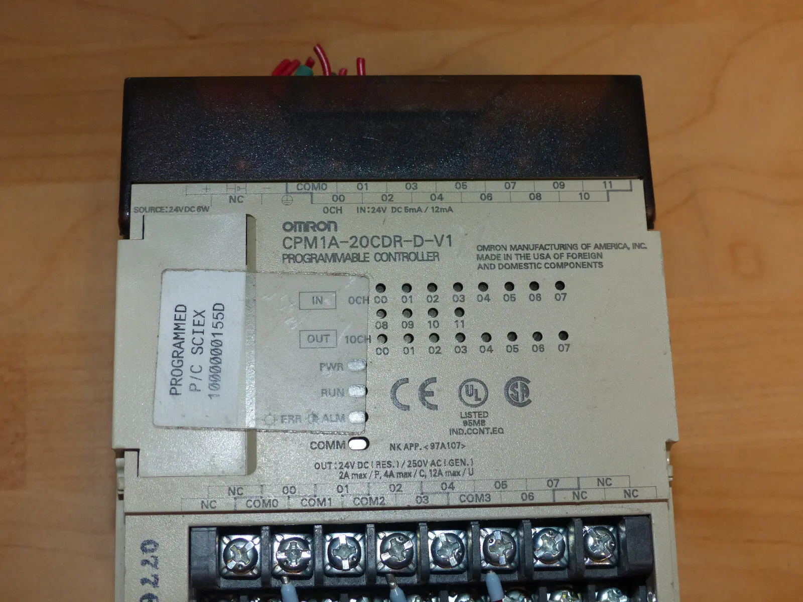 Produktfoto 1 von OMRON cpm1a 20cdr d v1   cpm1a-20cdr-d-v1 used