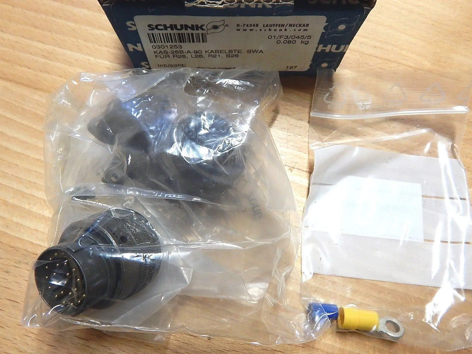 Produktfoto 1 von Schunk KAS-26B-K-90 Kabelstecker KAS26BK90 0301252