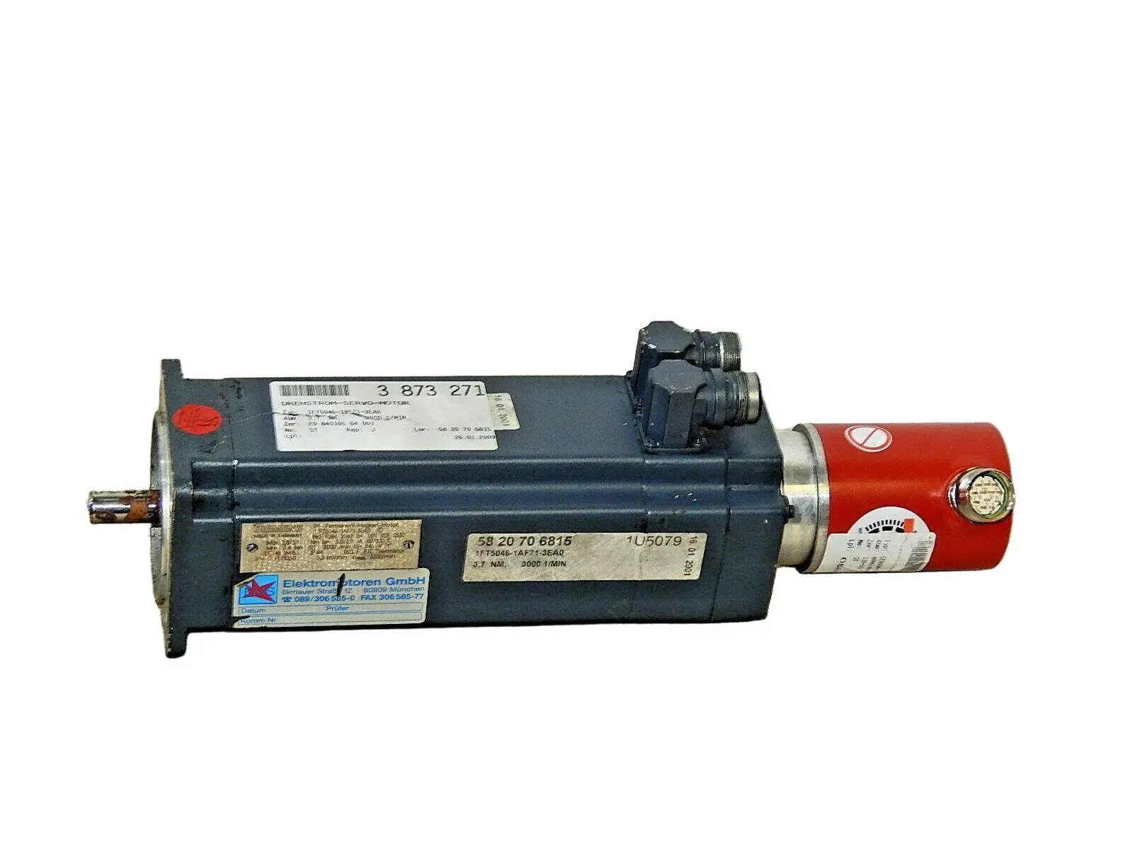 Produktfoto 1 von Siemens 3~Permanent Magnet Motor 1FT5046-1AF71-3EA0 + TR Electronic CE 65M