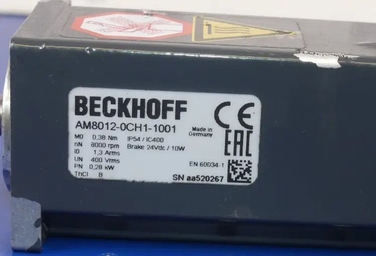 Produktfoto 1 von BECKHOFF AM8012-0CH1-1001