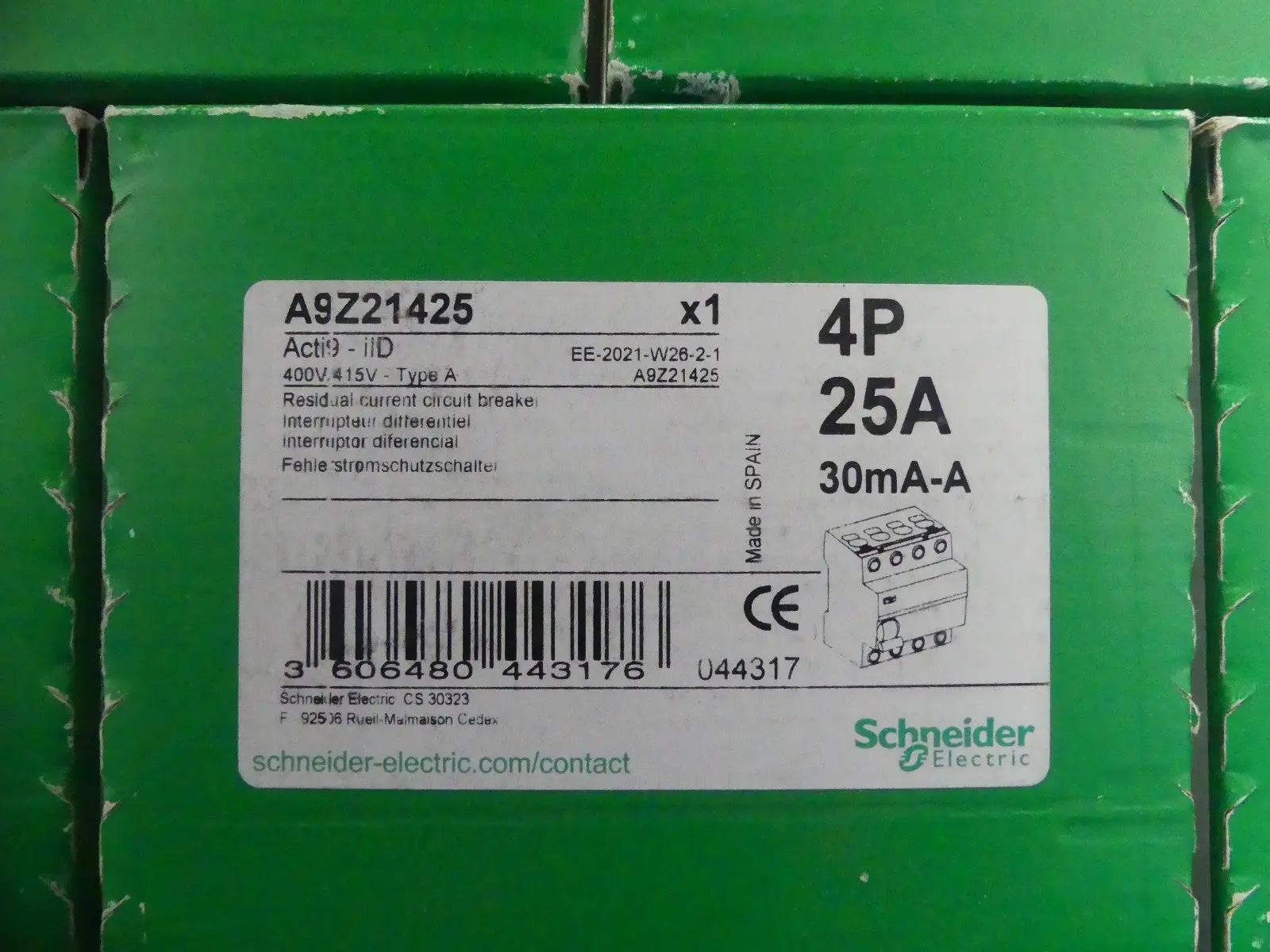 Produktfoto 1 von Schneider Electric A9Z21425