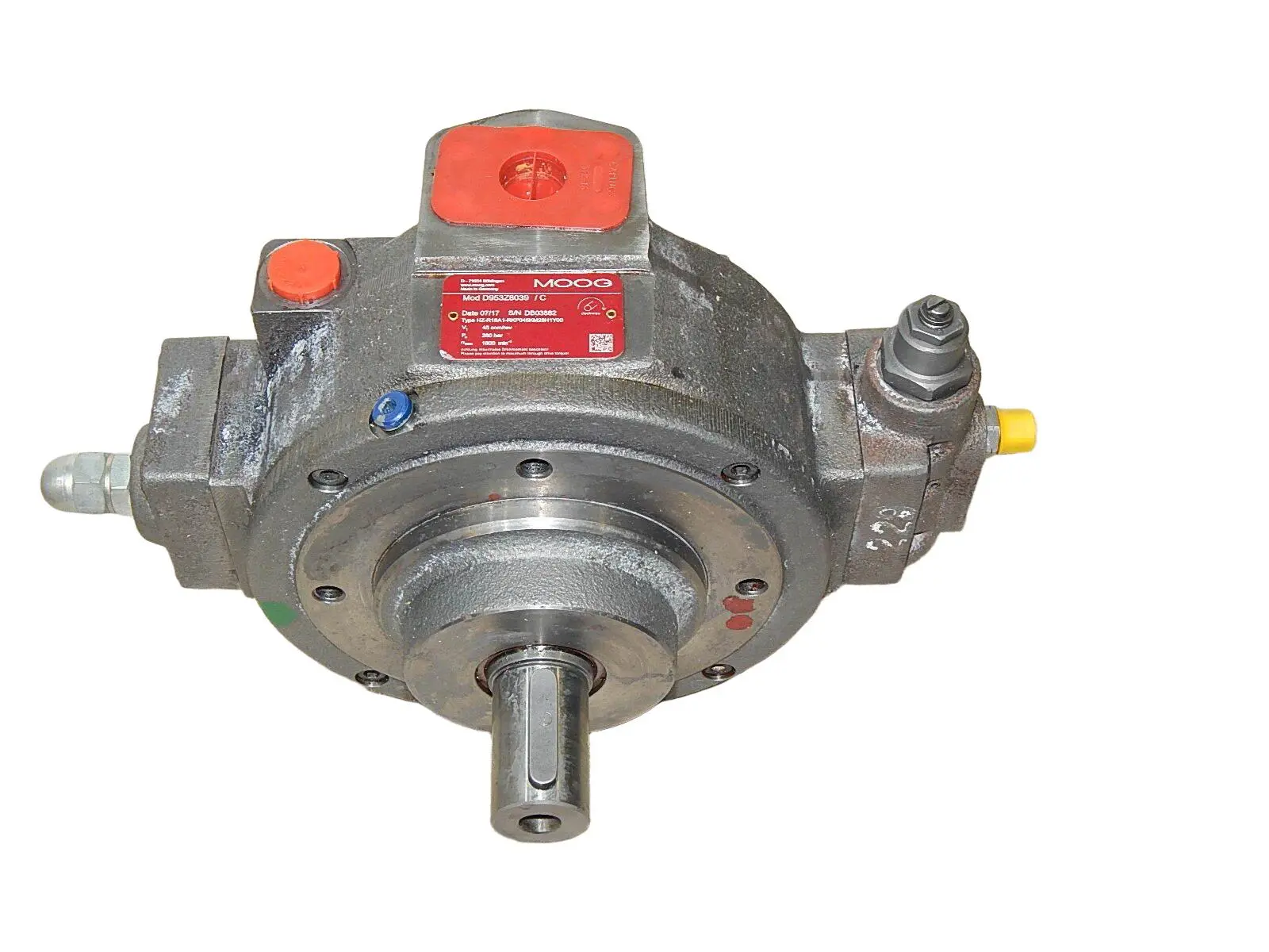 MOOG Radialkolbenpumpe D953Z8039 Typ.HZ-R18A1-RKP045KM28H1Y00 Used