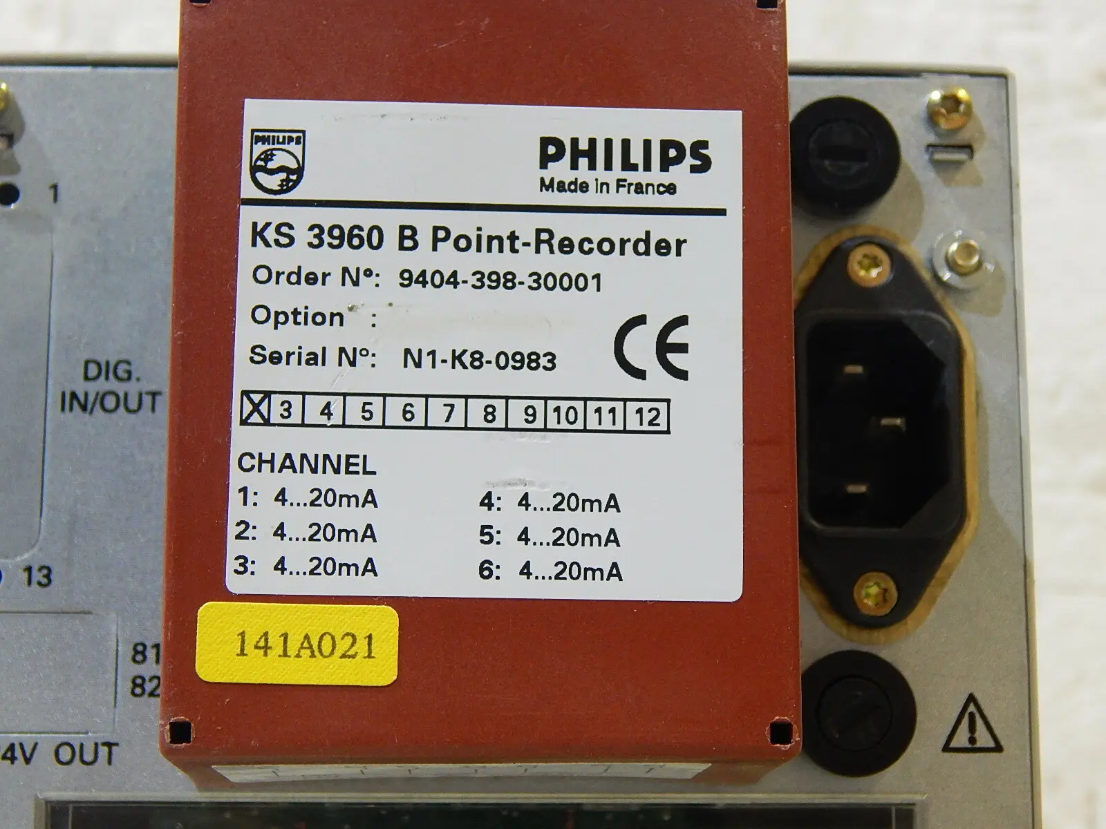Produktfoto 1 von Philips KS 3960  B  Point Recorder  Order No.: 9404-398-30001 Used