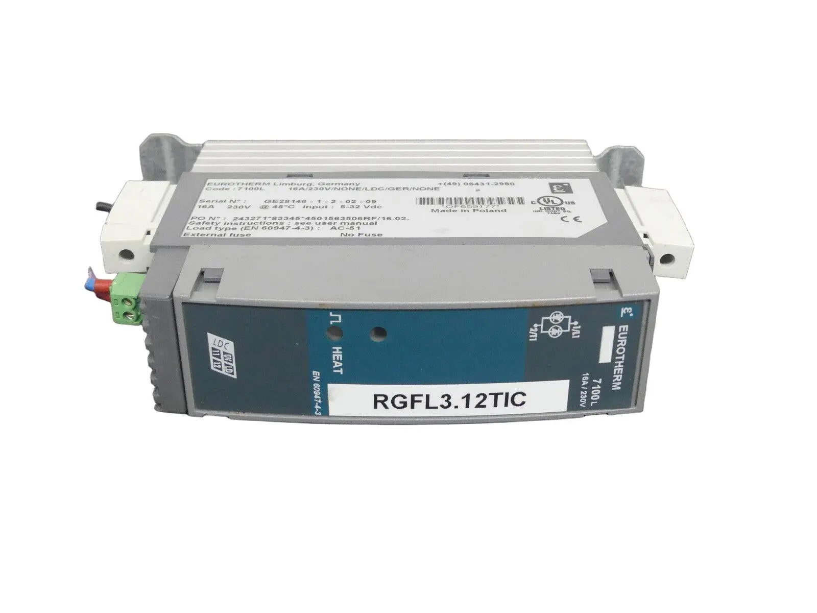 Produktfoto 1 von EUROTHERM 7100L  16A/230V/NONE/LDC/GER/NONE
