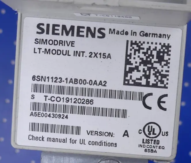 Produktfoto 1 von Siemens Simodrive LT-Modul 6SN1123-1AB00-0AA2