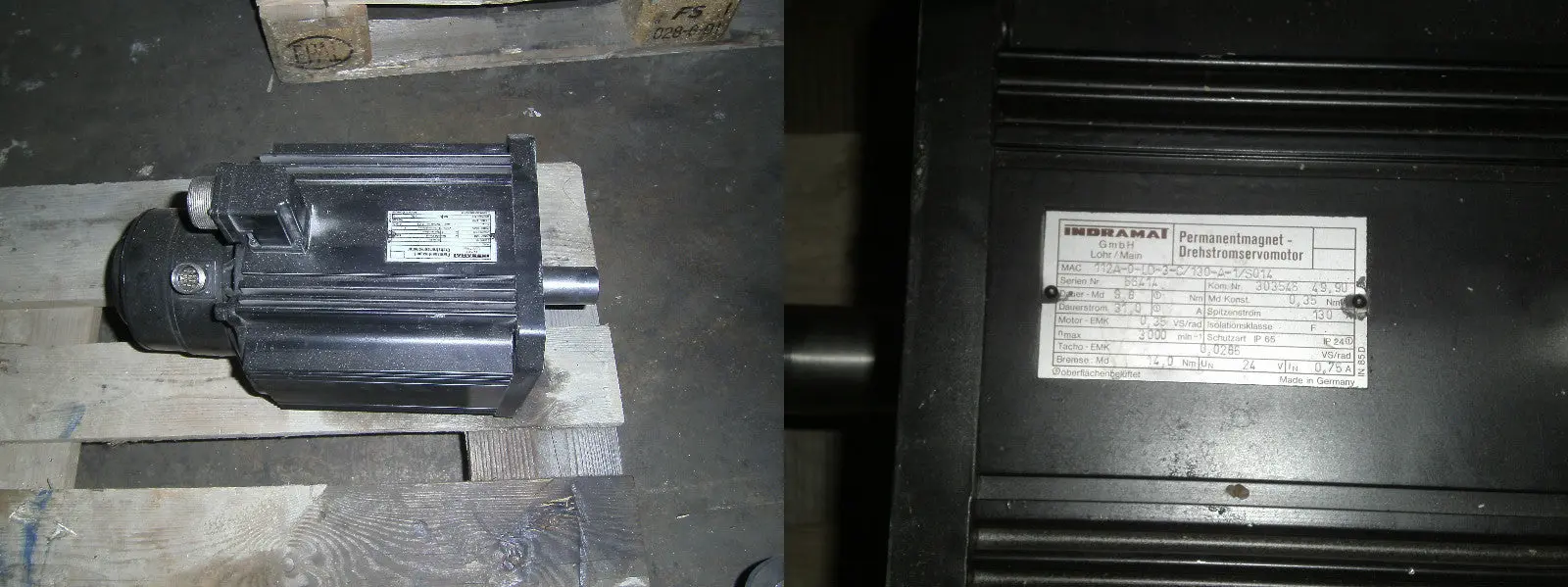 Produktfoto 1 von Indramat Permanentmagnet Drehstromservomotor MAC 112A-0-LD-3-C/130-A-1/S014