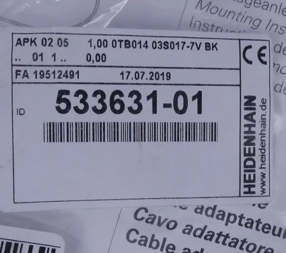 Produktfoto 1 von Heidenhain Adapterkabel 533631-01