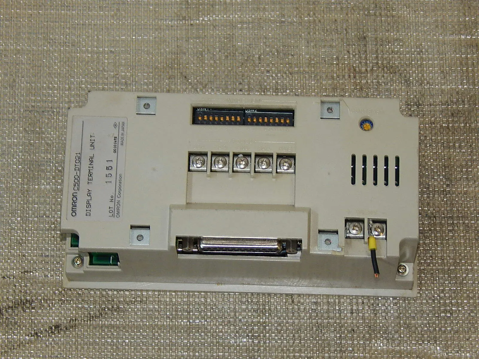 Produktfoto 1 von Omron C500-DT021 Display Terminal Einheit  used