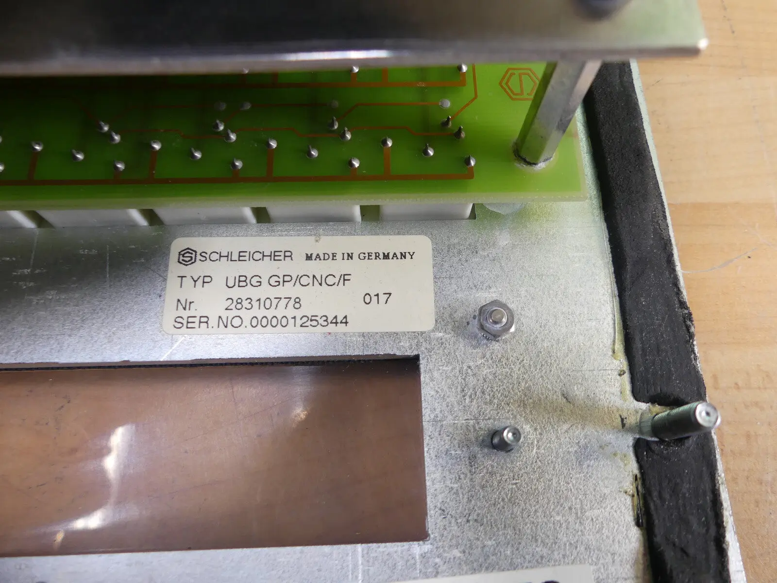Produktfoto 1 von schleicher UBG  GP/CNC/F   UBGGP/CNC/FDefekt s.Bilder