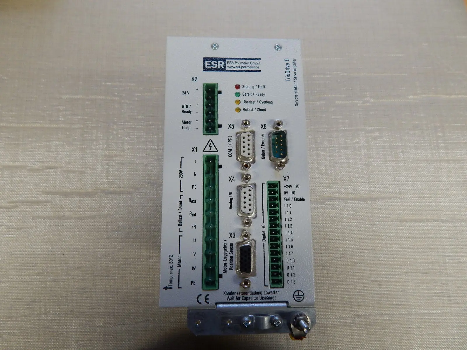Produktfoto 1 von ESR Pollmeier Servoverstärker TrioDrive D /3121414279 ZI used