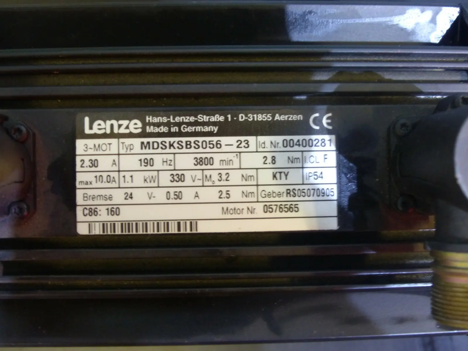 Produktfoto 1 von Lenze MDSKSBS056-23