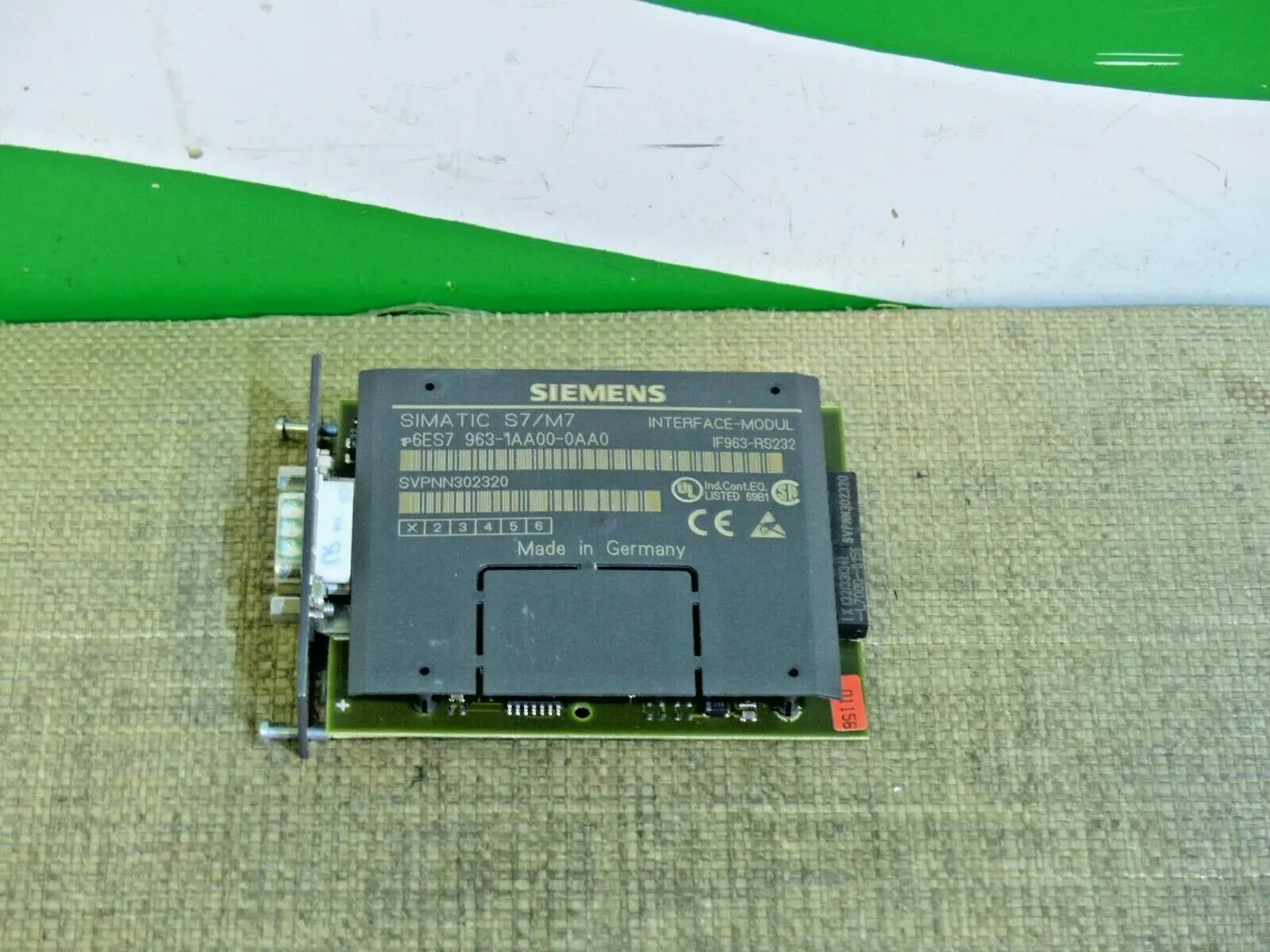 Produktfoto 1 von Siemens 6ES7 963-1AA00-0AA0 // 6ES7963-1AA00-0AA0