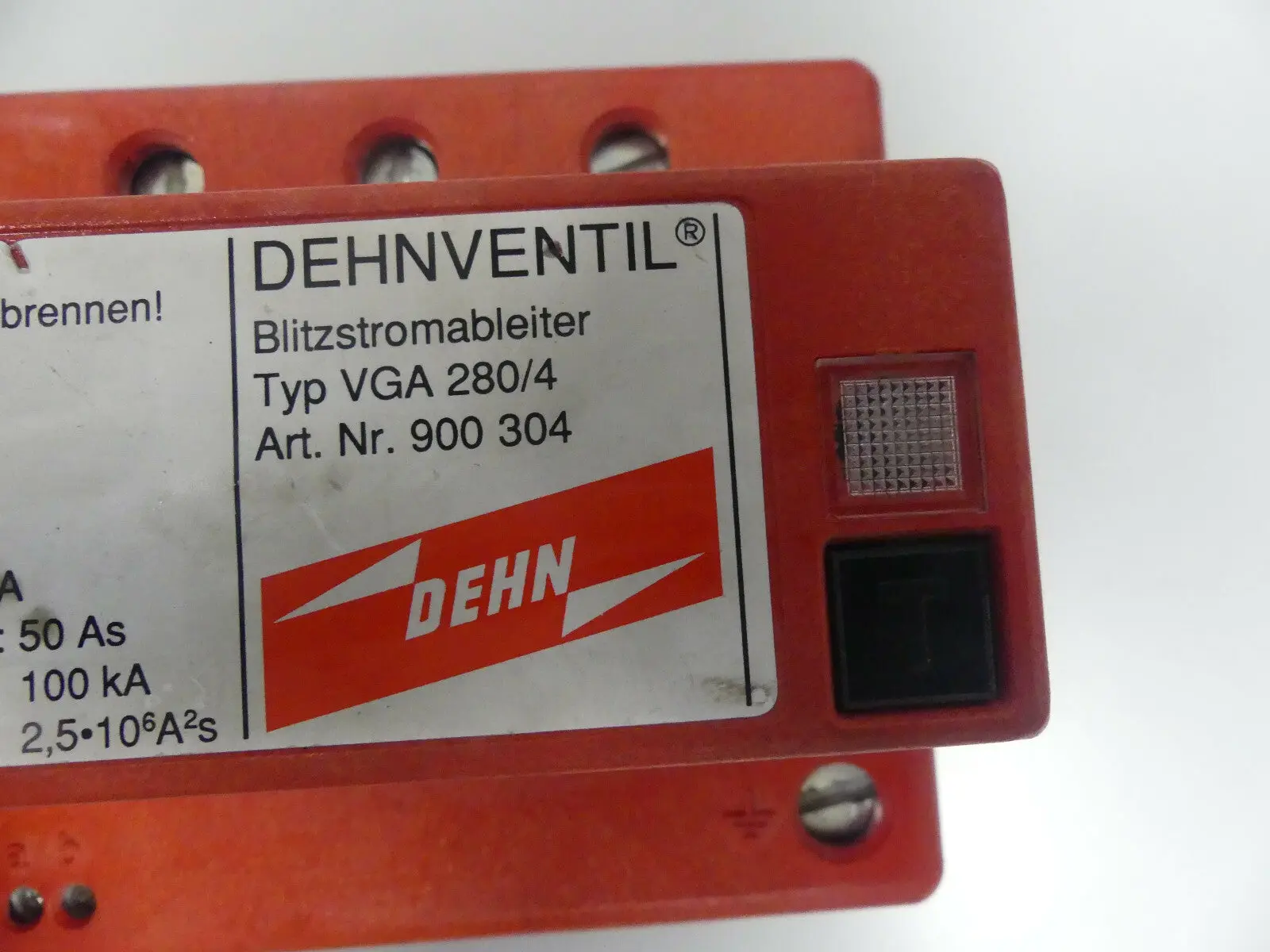 Produktfoto 1 von DEHNVENTIL VGA 280/4