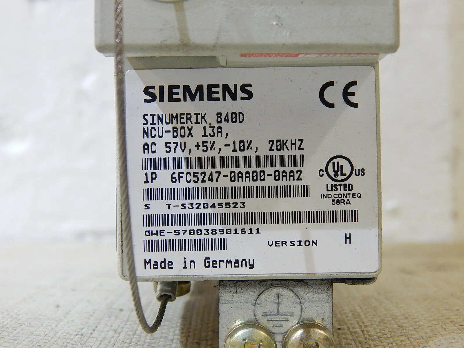 Produktfoto 1 von Siemens 6FC5247-0AA00-0AA2 Sinumerik Modul Version H