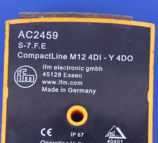 Produktfoto 1 von IFM AC2459 AS-i CompactLine M12 4DI-Y 4DO