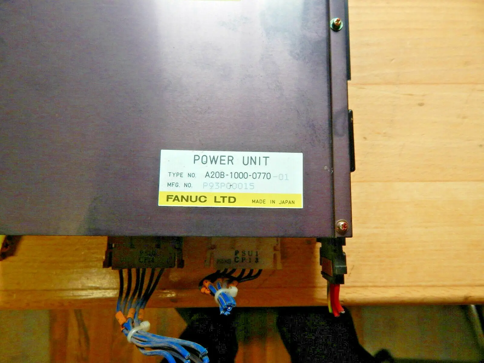 Produktfoto 1 von FANUC Power Unit A20B-1000-0770-01 Power Supply