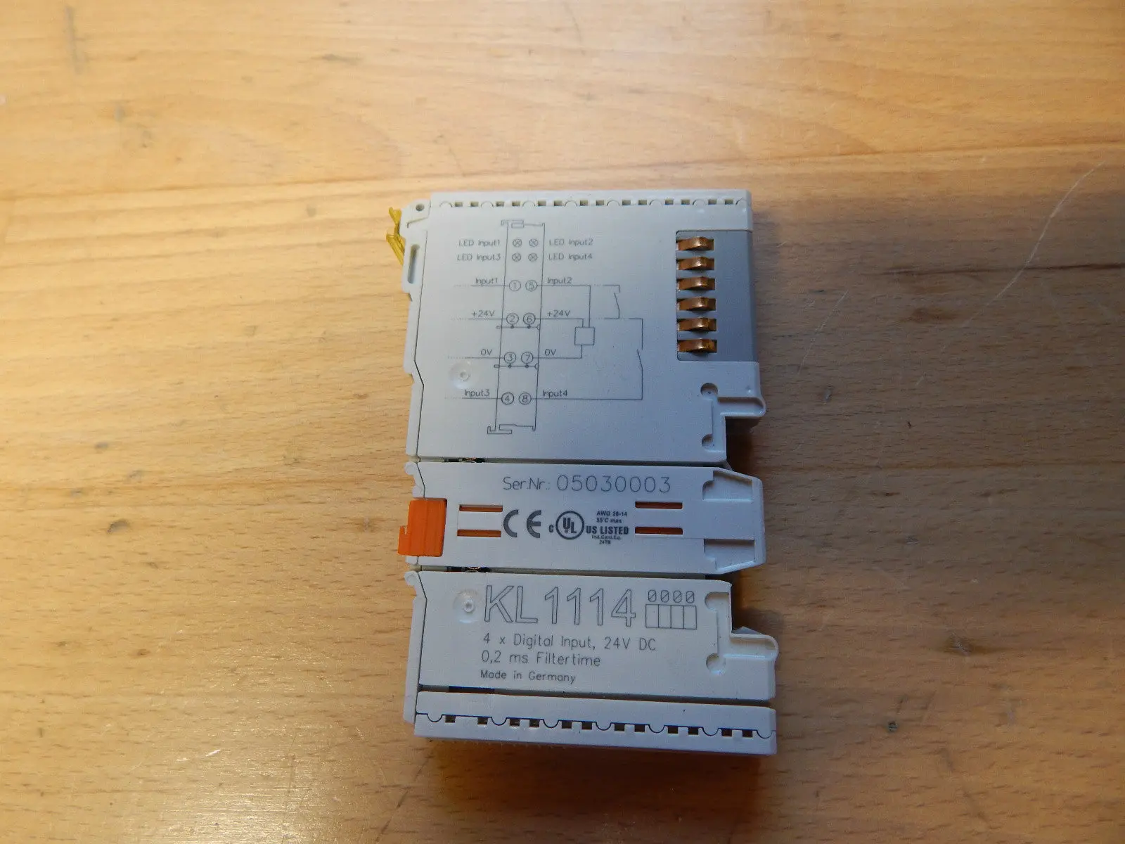 Produktfoto 1 von Beckhoff KL1114 I/O Modul 4 Eingänge 24V DC/ 0,2ms