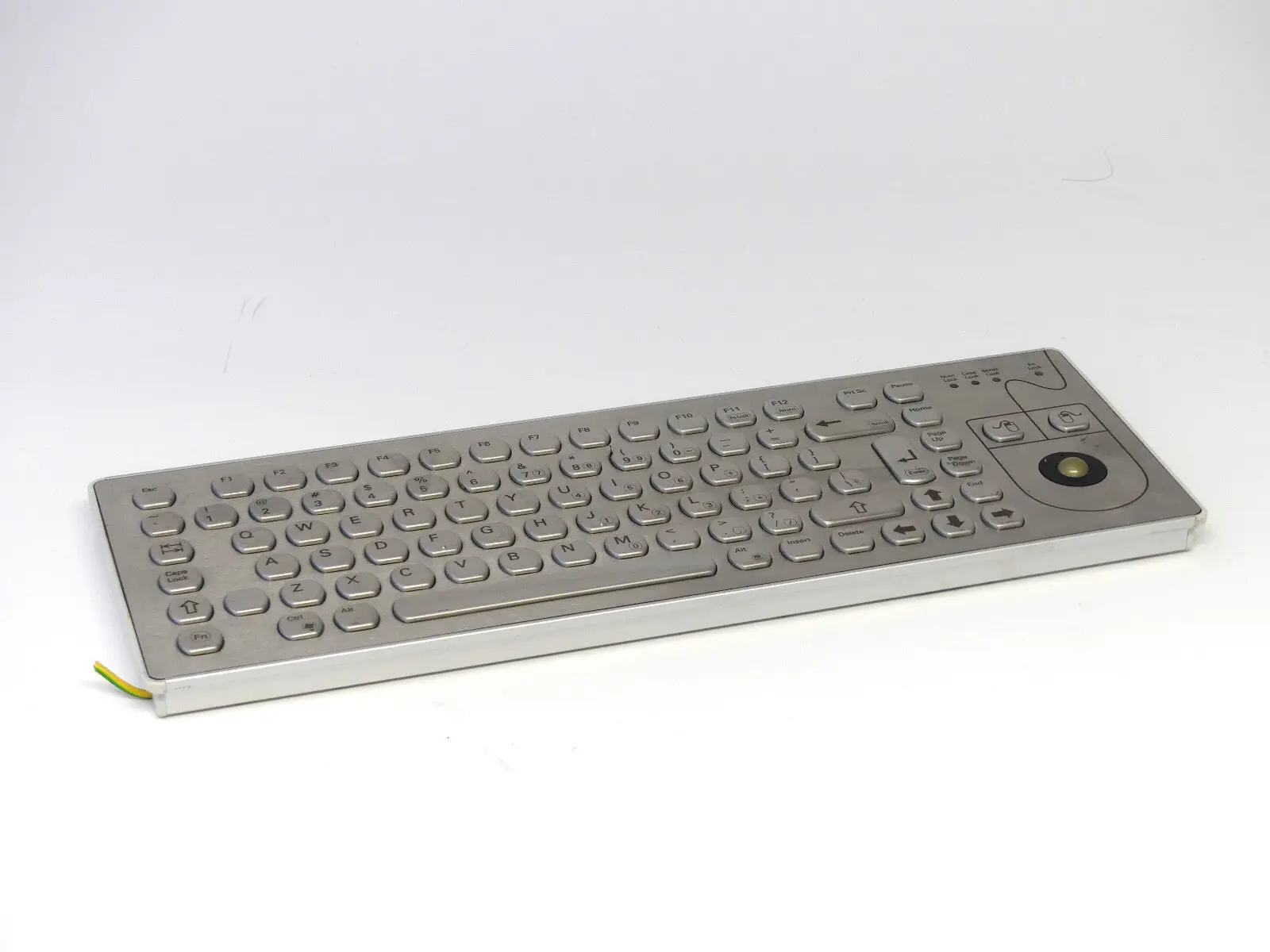 Produktfoto 1 von Sasse QERTY Tastatur / 1500.9905872 / Item: KIM/2/US/USB / Edelstahl / US Ausfüh