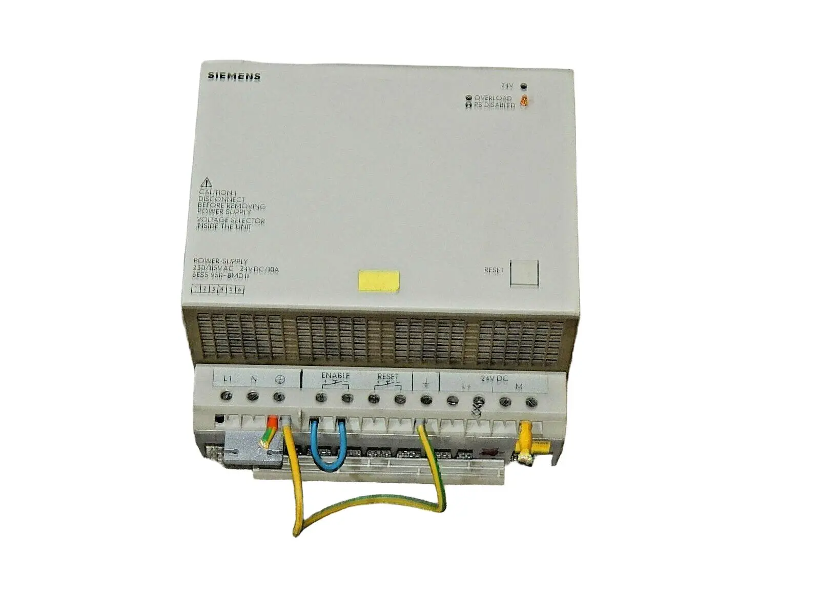 Produktfoto 1 von Siemens S5 6ES5950-8MD11 / 6ES5 950-8MD11 (leicht bruch) Power Supply s.Bilder