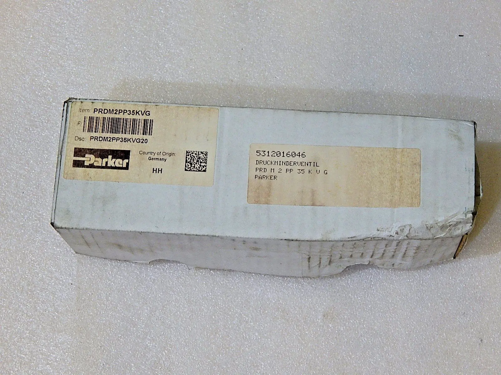 Produktfoto 1 von Parker Druckreduzierventil   PRDM2PP06SVG20   Unbenutzt