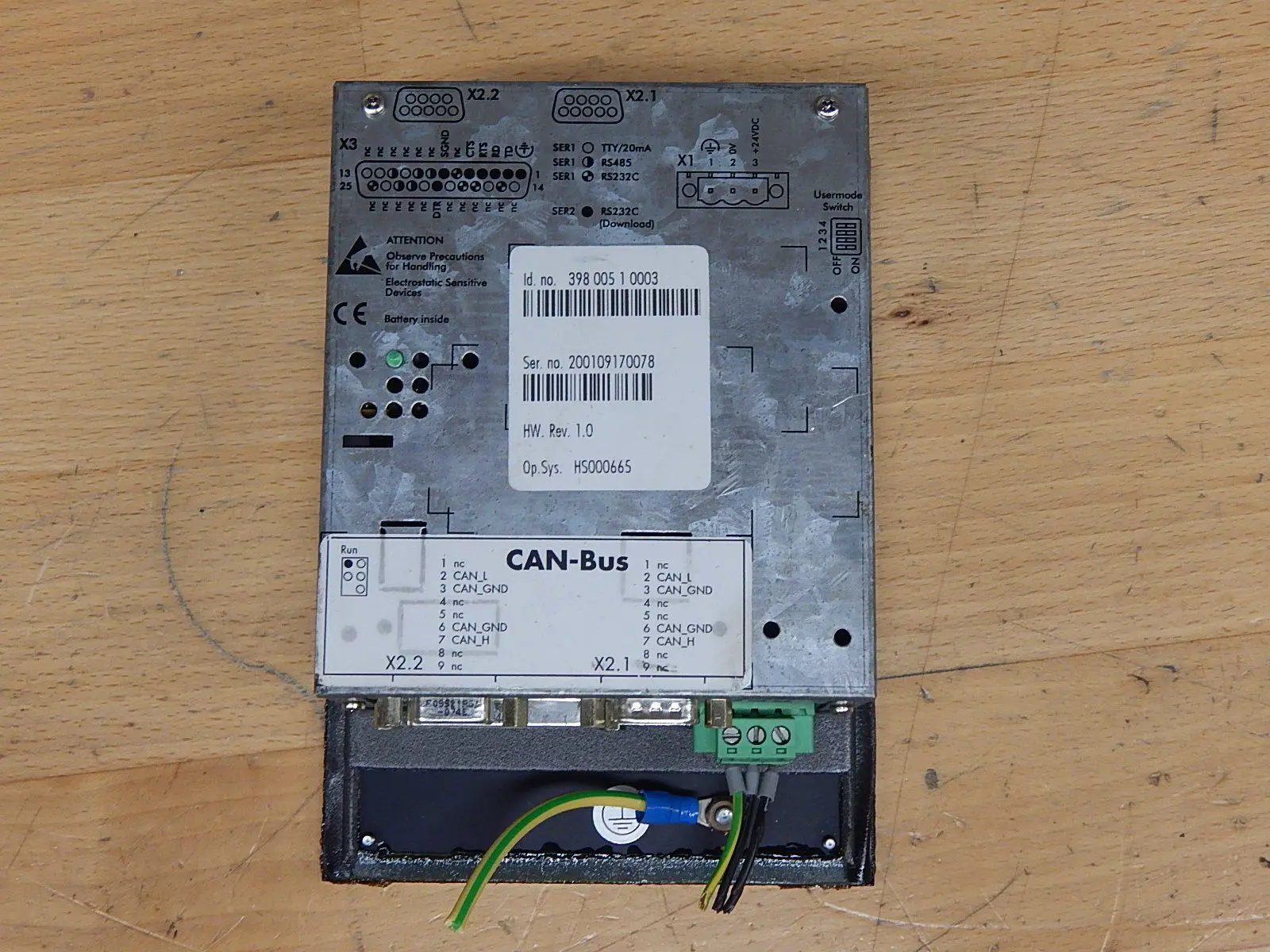 Produktfoto 1 von Berger Lahr CAN-BUS HS00066S  VISU Line Tastatur