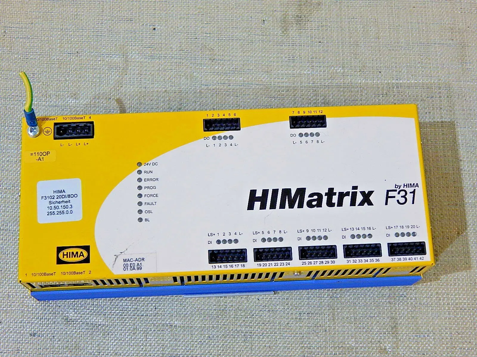 Produktfoto 1 von HIMA  HiMatrix F31 02