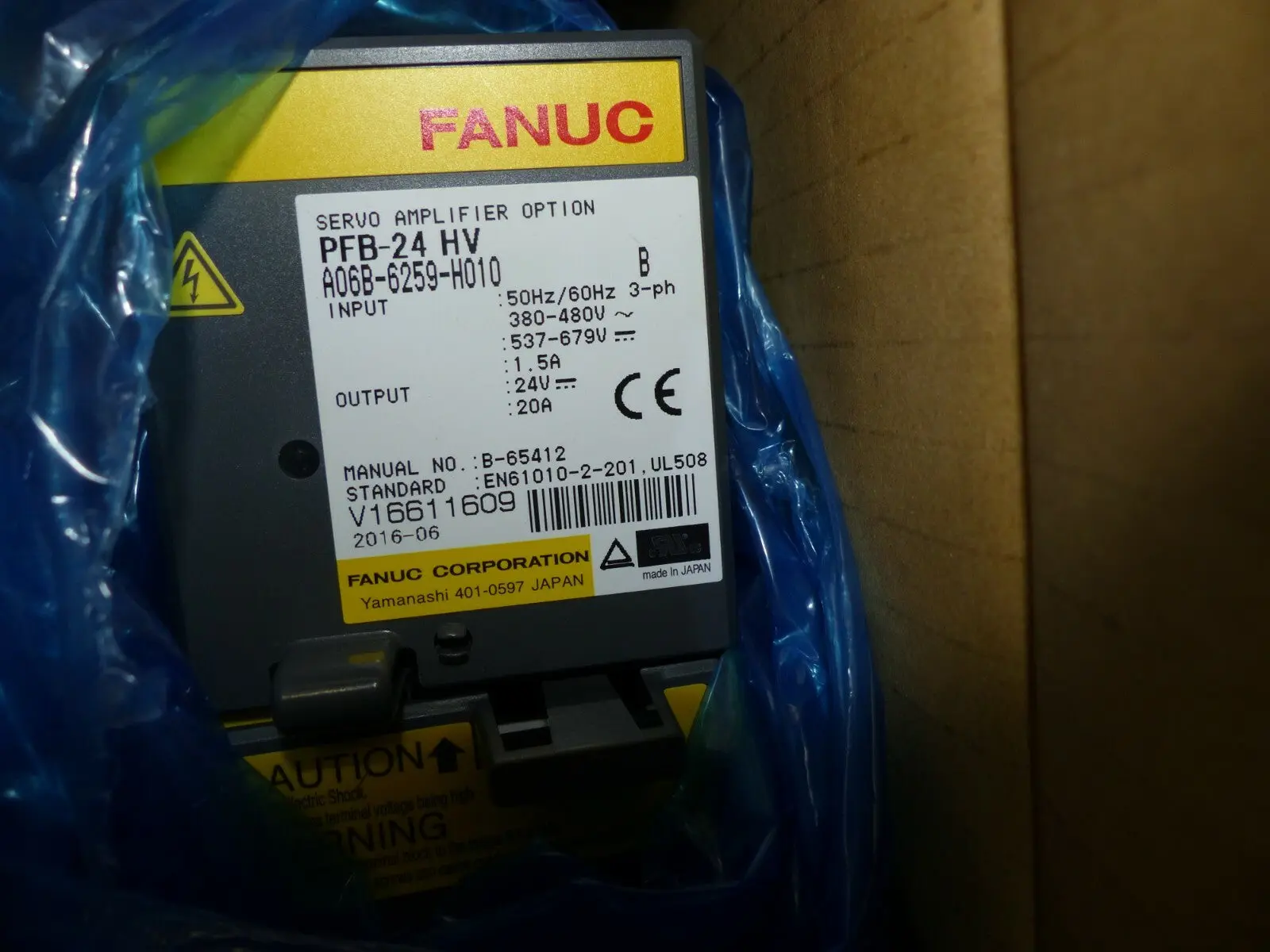 Produktfoto 1 von Fanuc Servo Amplifier  PFB-24 HV  // A06B-6259-H010