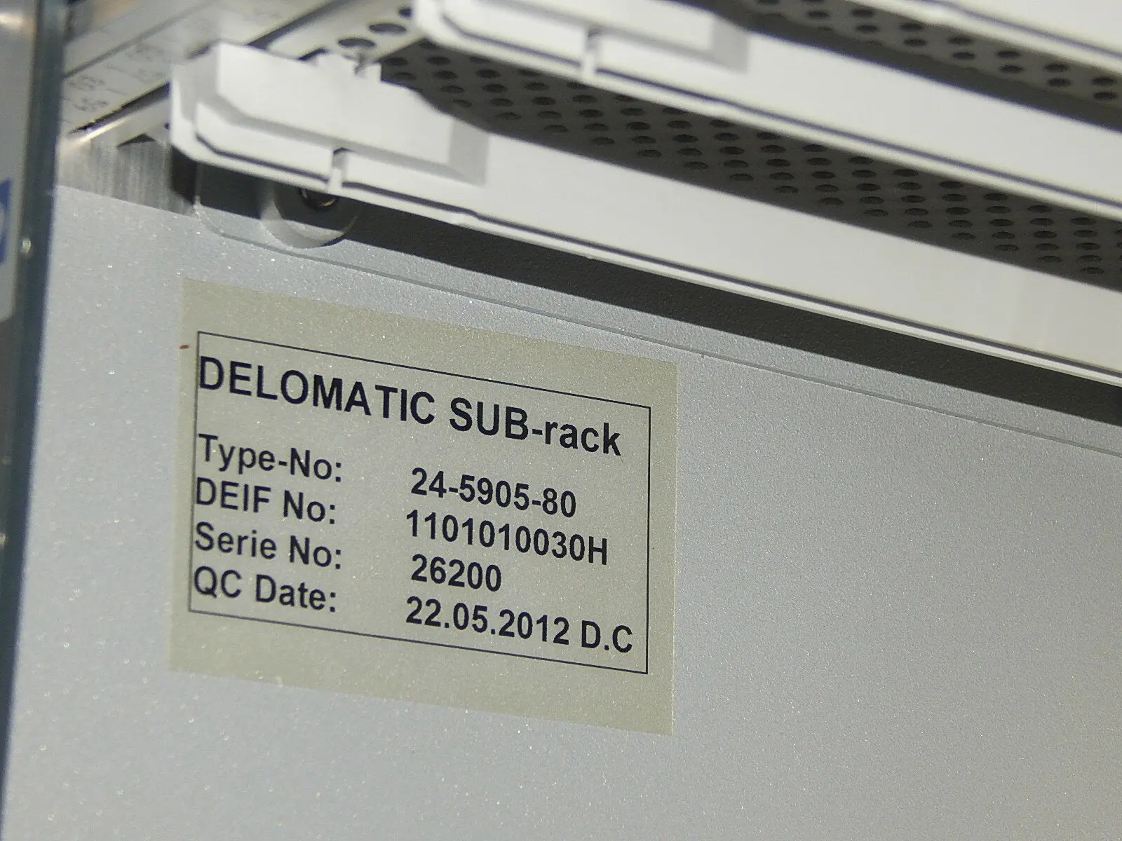 Produktfoto 1 von Deif Delomatic Sub -Rack   24-5905-80  // DM-4 Gas used