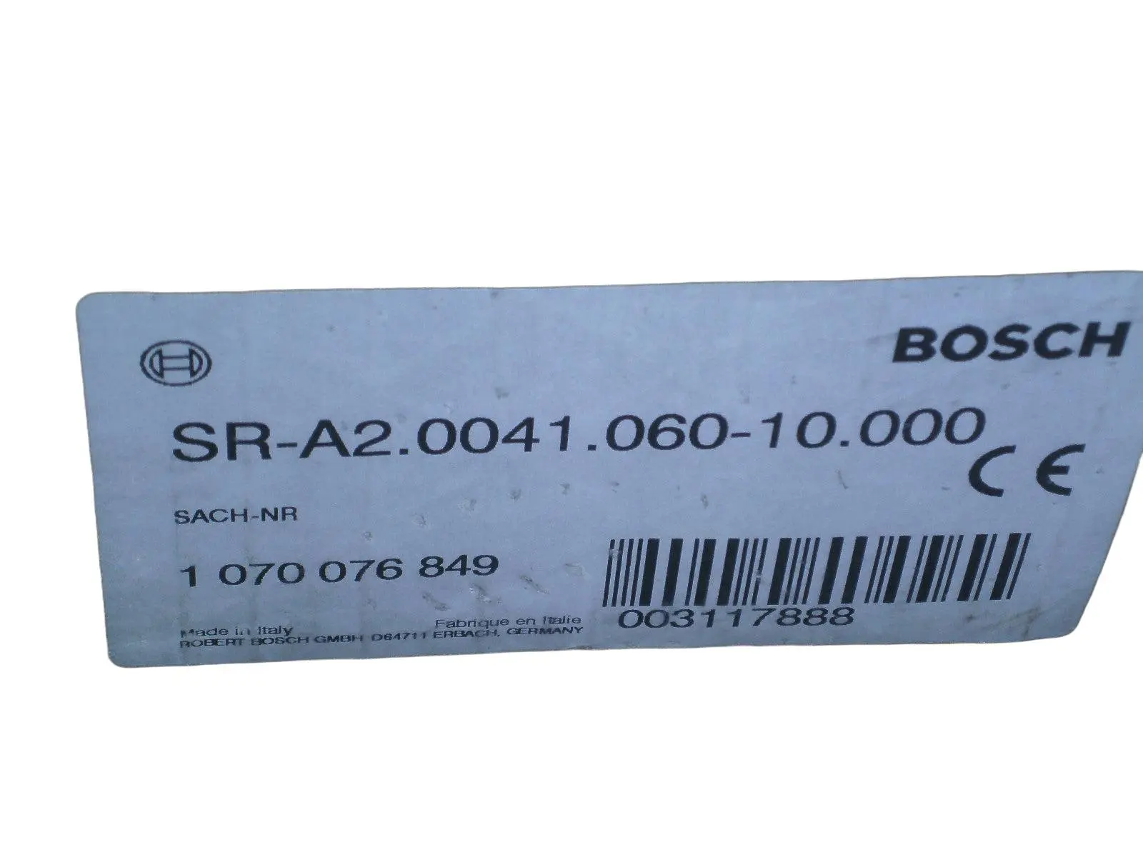 Produktfoto 1 von Bosch Bürstenloser Servomotor Permanenterregt Typ.SR.A2.0041-10.000 Neu OVP