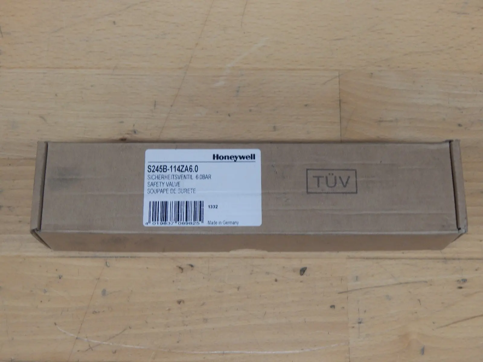 Produktfoto 1 von Honeywell  S245B-114ZA6.0 Sicherheitsventil /6.0BAR //OVP