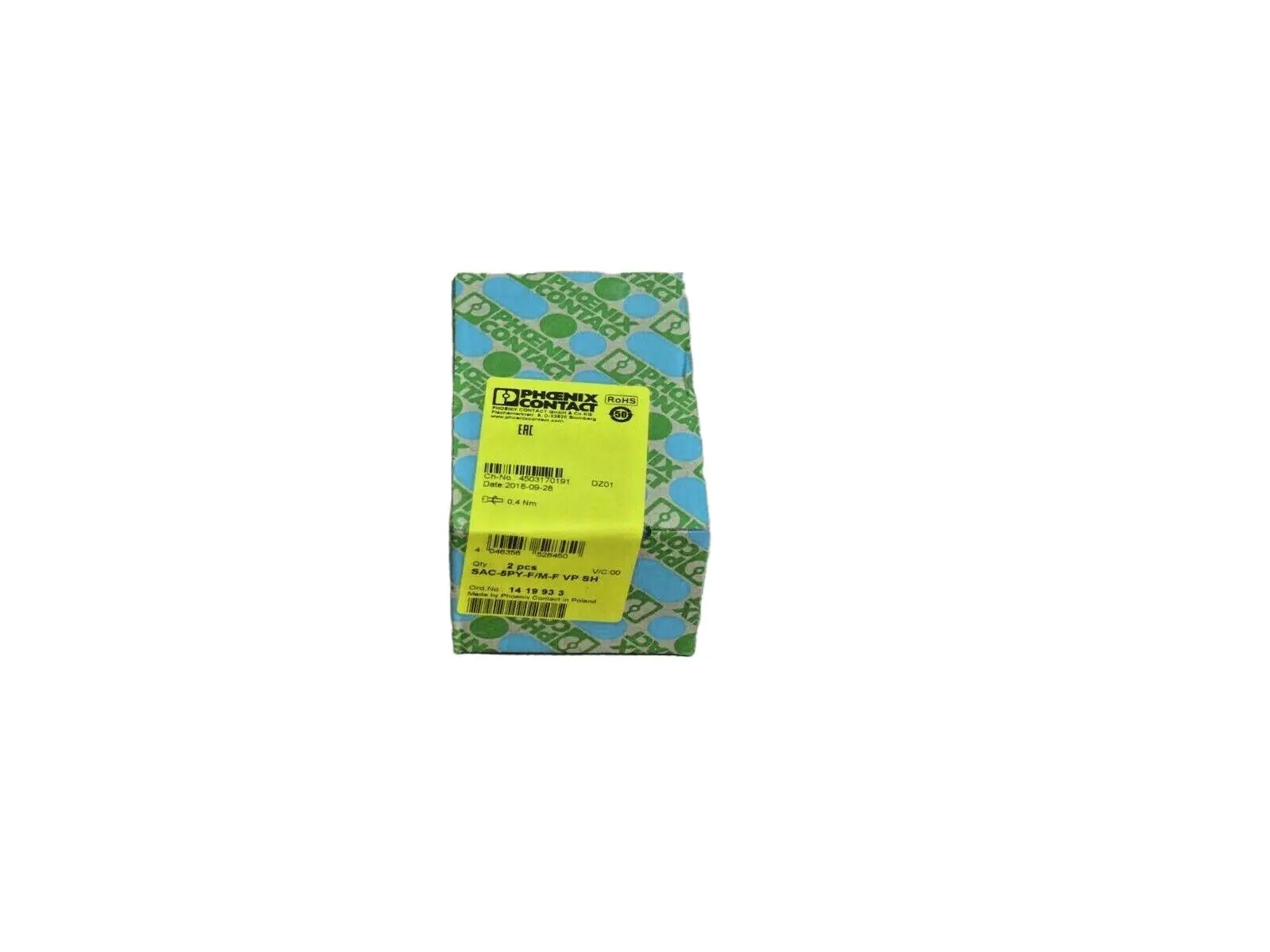 Produktfoto 1 von Phoenix Contact SAC-5PY-F/M-F VP SH