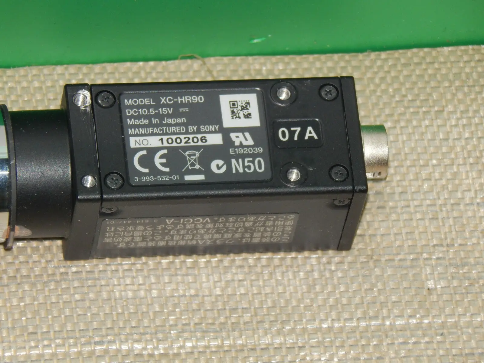 Produktfoto 1 von SONY CCD XC-HR90 mit Pentax TV Lens