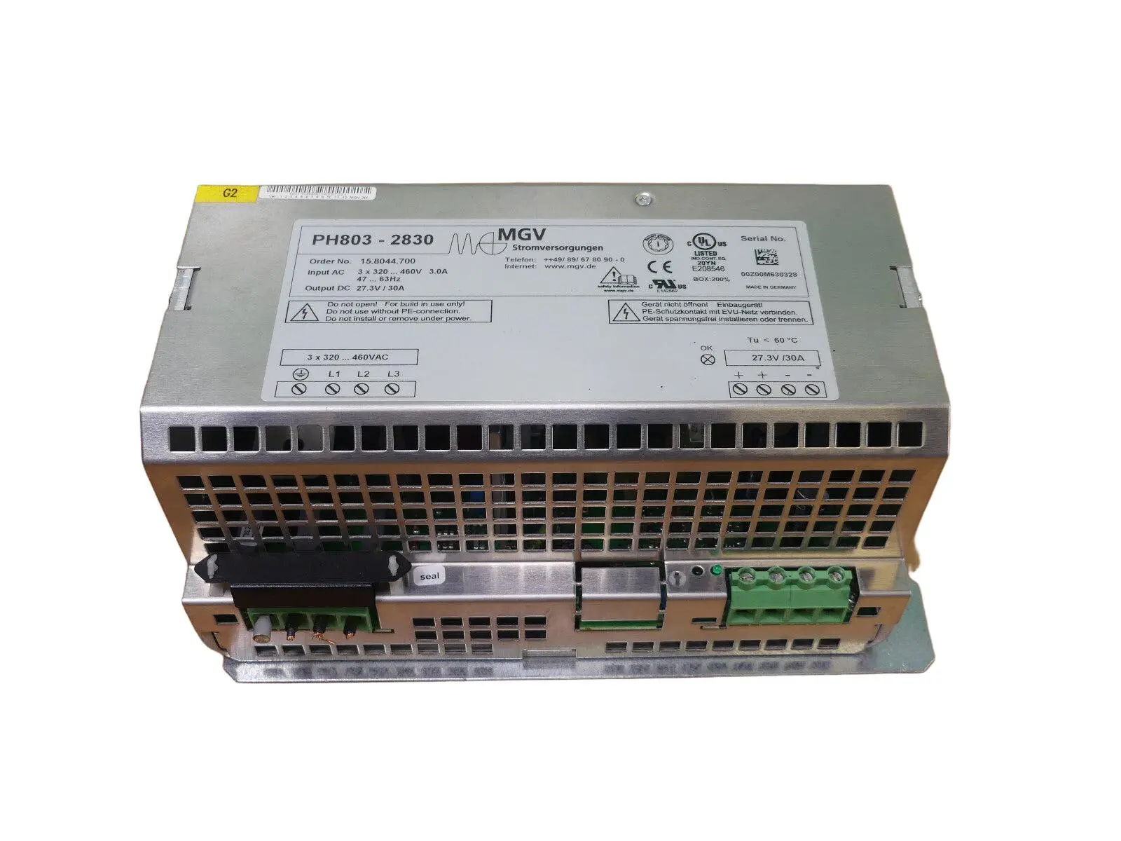 Produktfoto 1 von MGV PH803-2830 Stromversorgunen 3x 320...460V