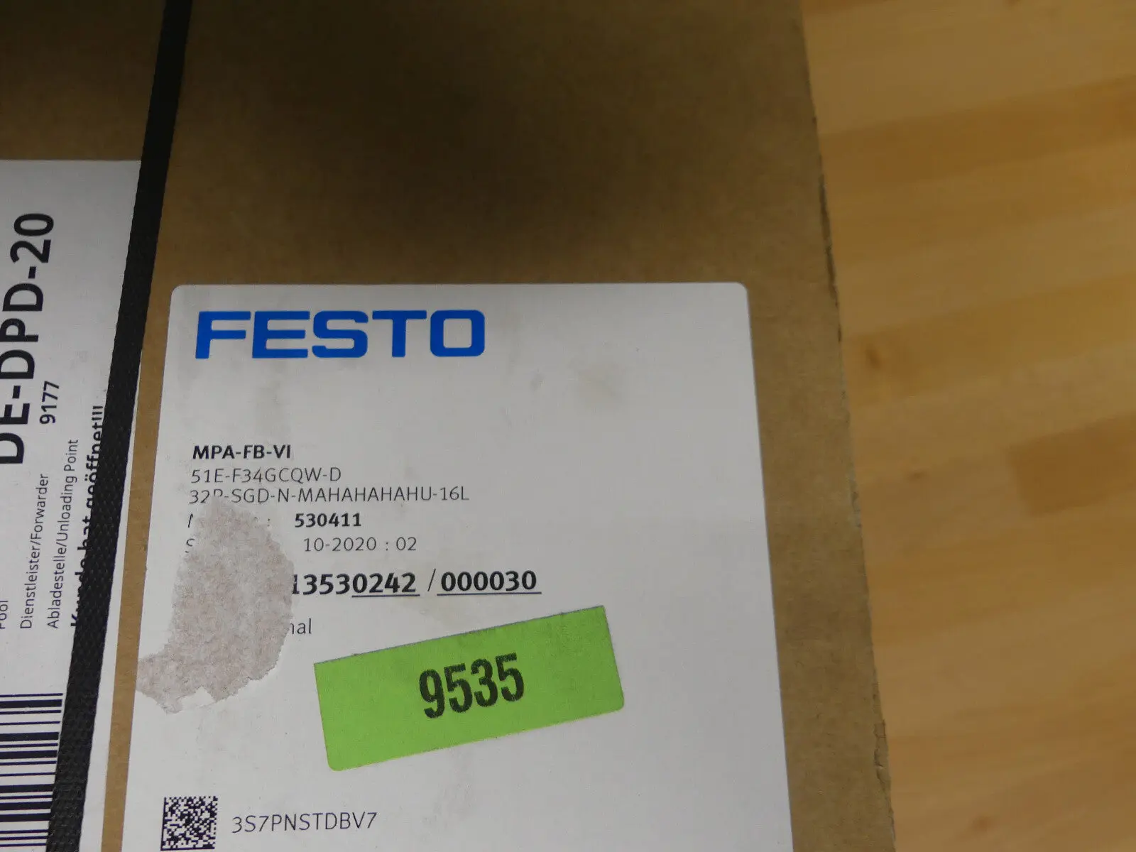 Produktfoto 1 von Festo Ventilinsel MPA-FB-VI 530411